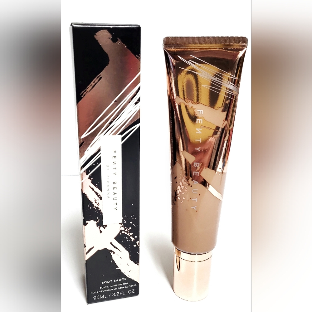 Fenty Body Sauce Body Luminizing Tint Hunnie Hunnie Medium Skin Tones New in Box
